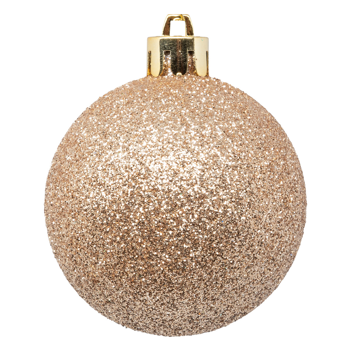 Set 8 bolas de Navidad champ&aacute;n 7cm 