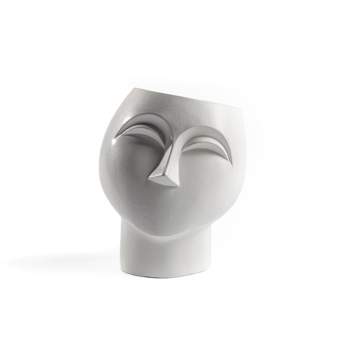 Jarrón Rostro De Mujer 19x19x20Cm