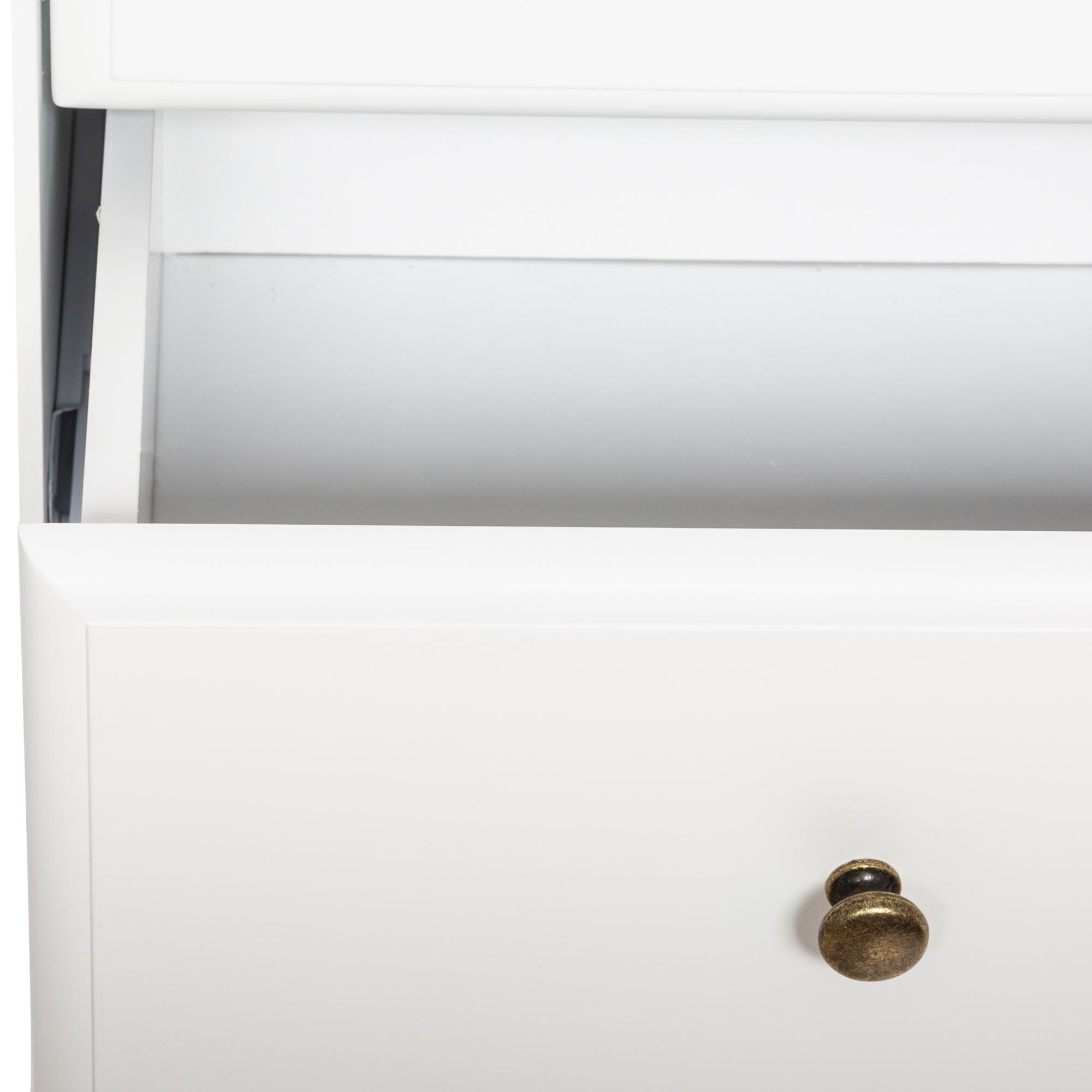 Mesita De Noche Mdf C/1 Cajón 45x40x60Cm