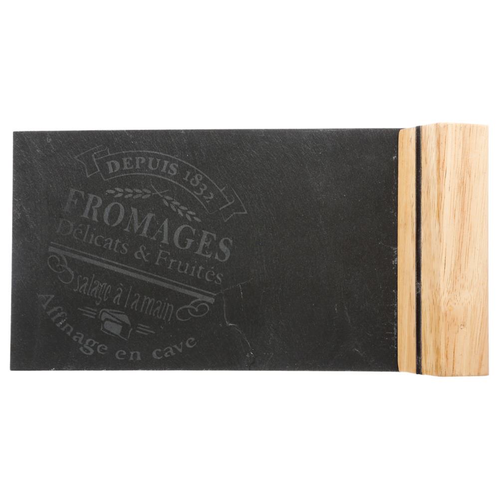 Tabla de quesos c/3 cuchillos 16x32cm 