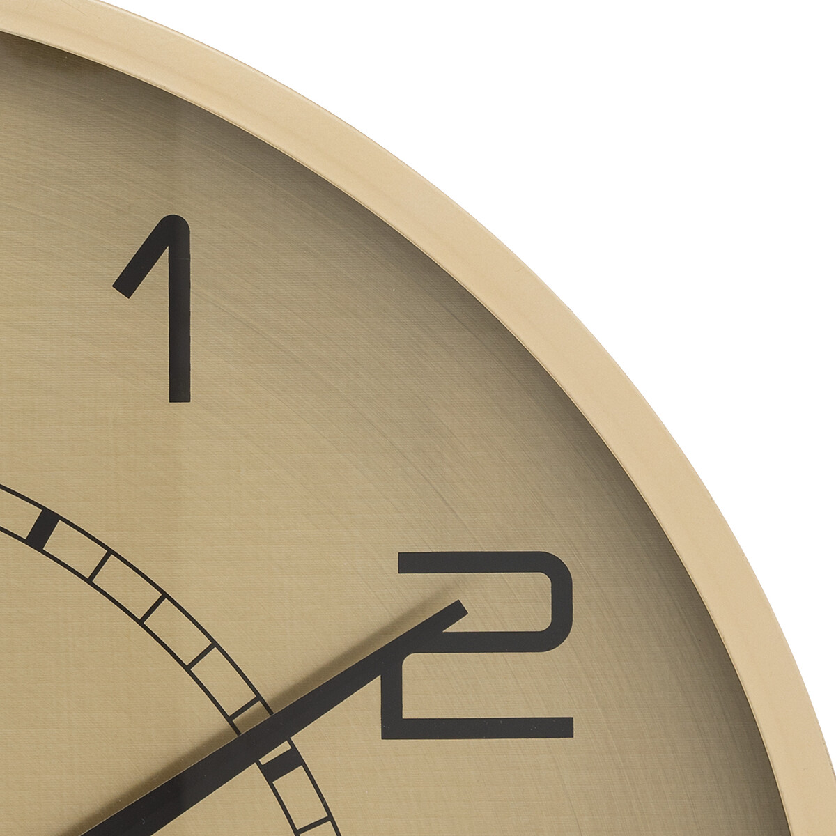 Reloj De Pared Irina Dorado De Metal 53cm