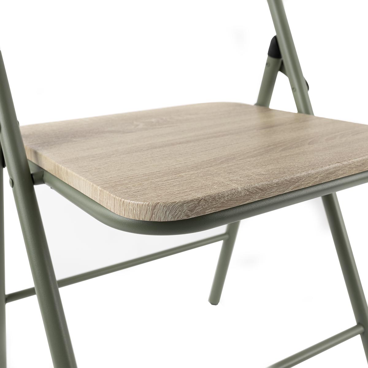 Silla plegable NOMAD con estructura verde