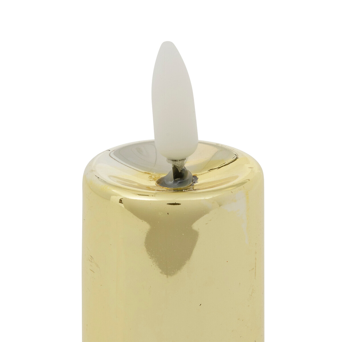 Set de 4 velas led doradas 