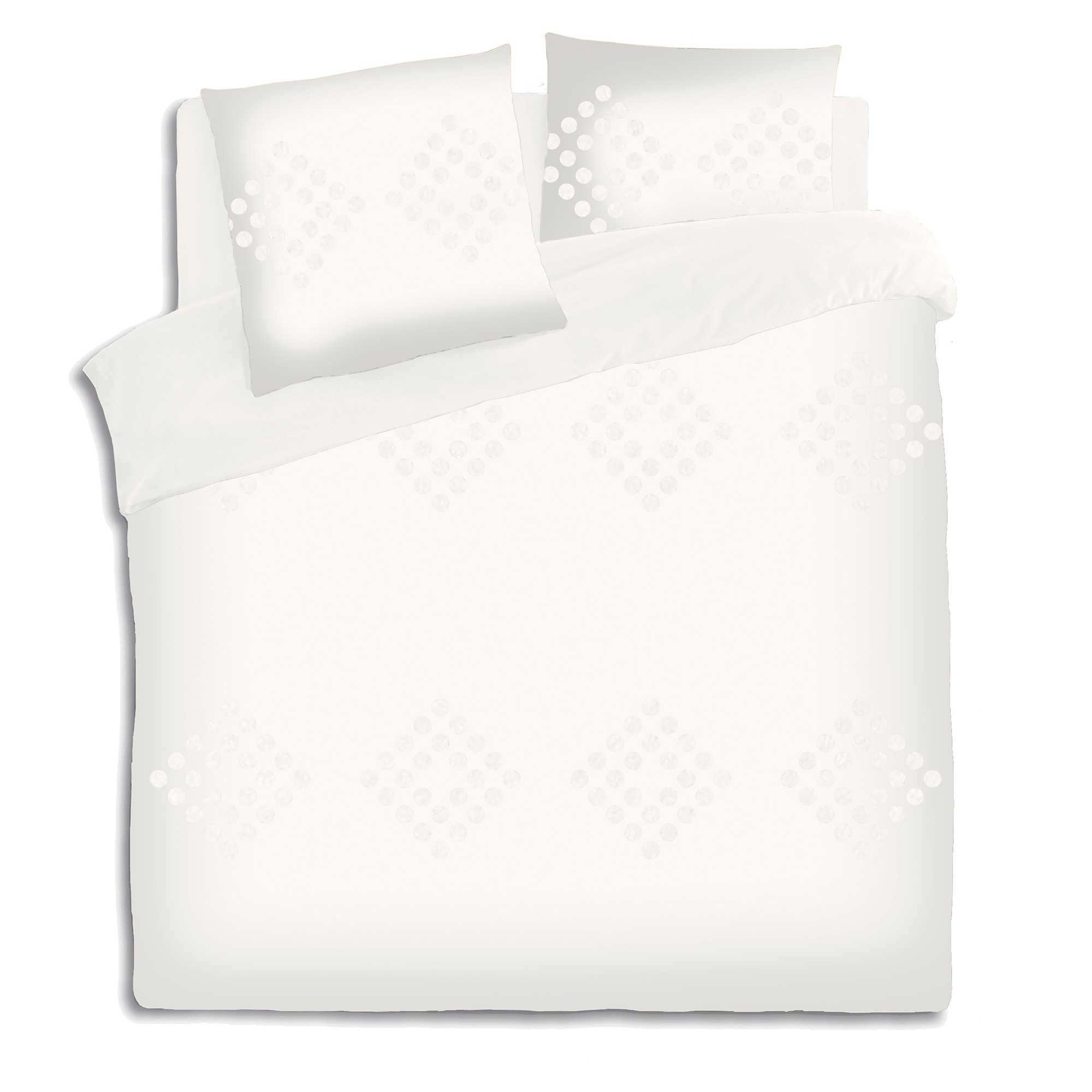 Funda n&oacute;rdica y 2 fundas de almohada TUFT marfil