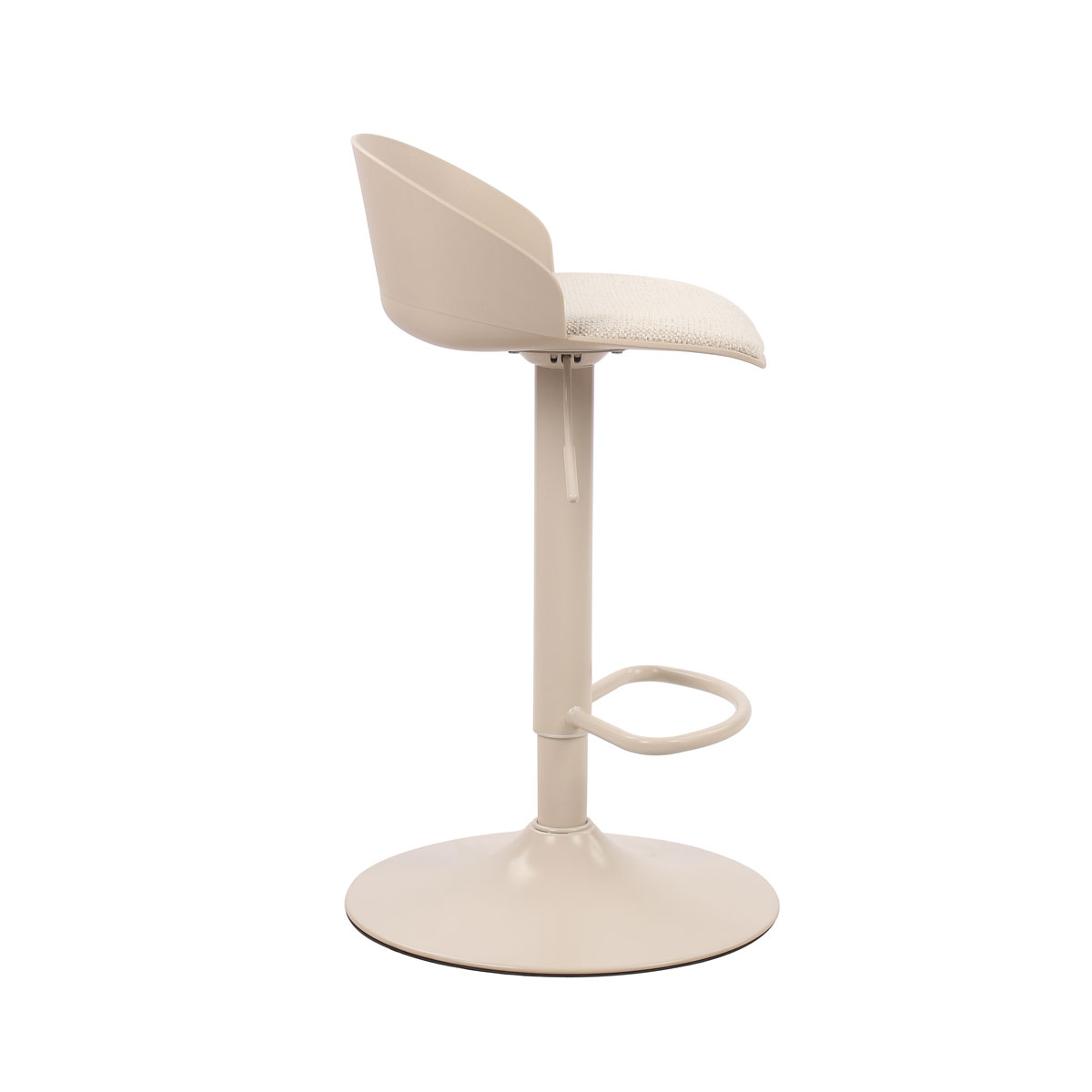 Taburete bar regulable FLAIR beige