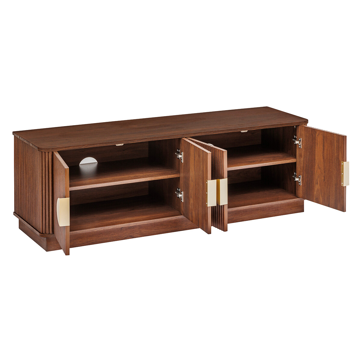 Mueble TV WANY marr&oacute;n oscuro