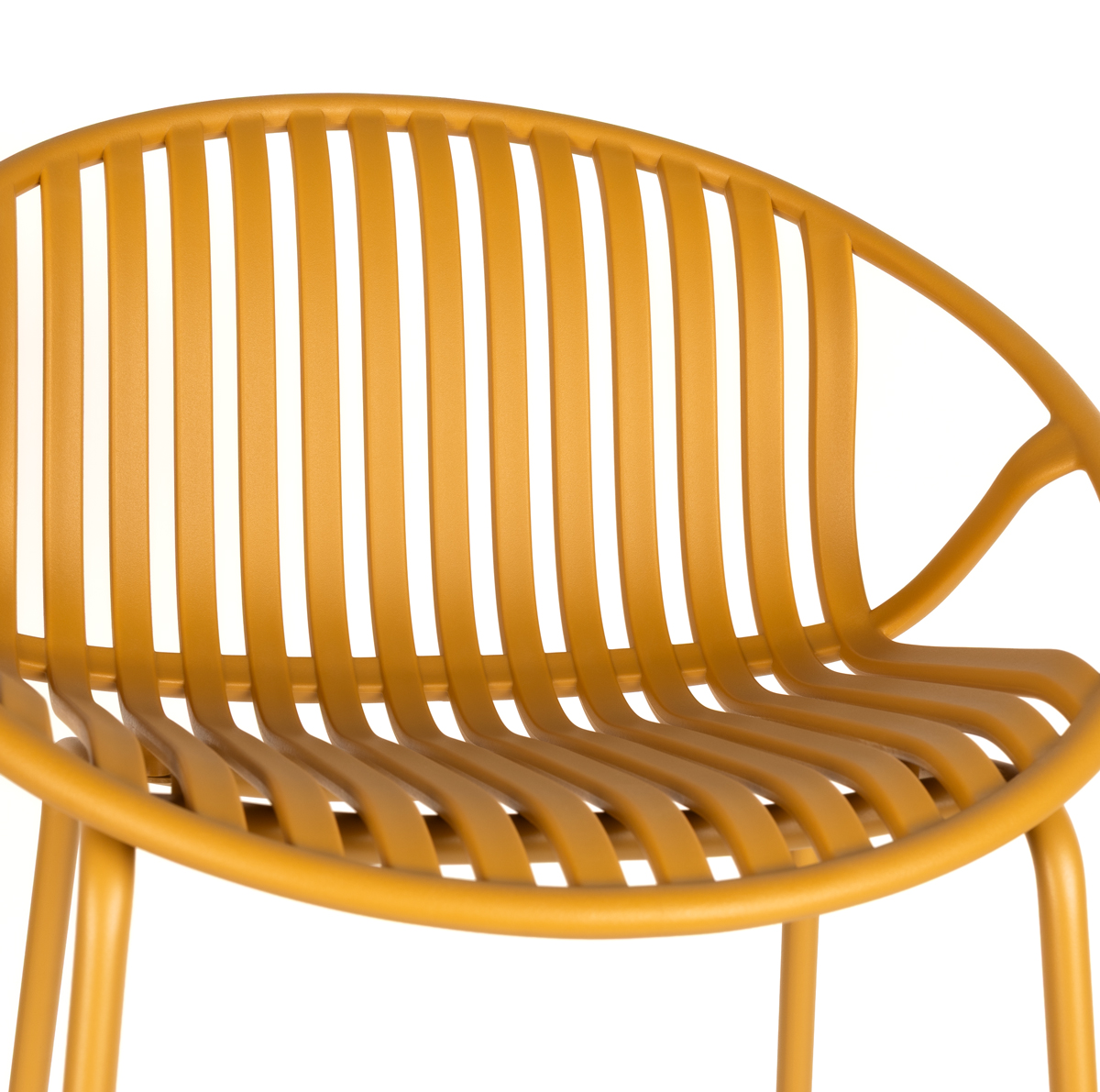 Taburete bar CLAY amarillo 99cm