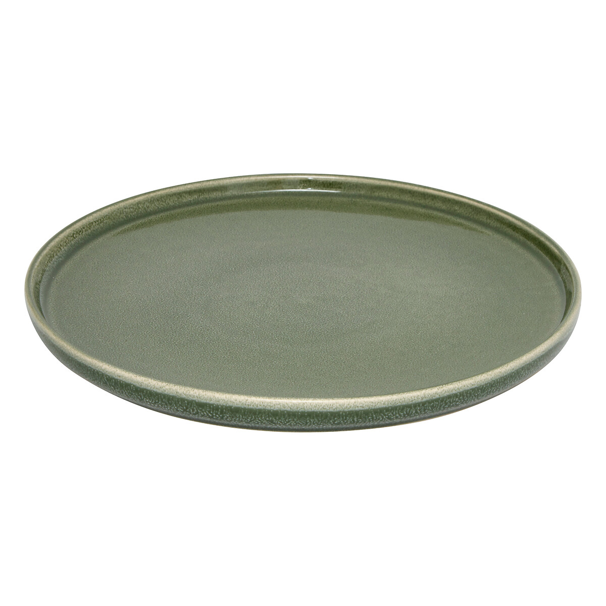 Plato llano TERRE INC verde 27cm
