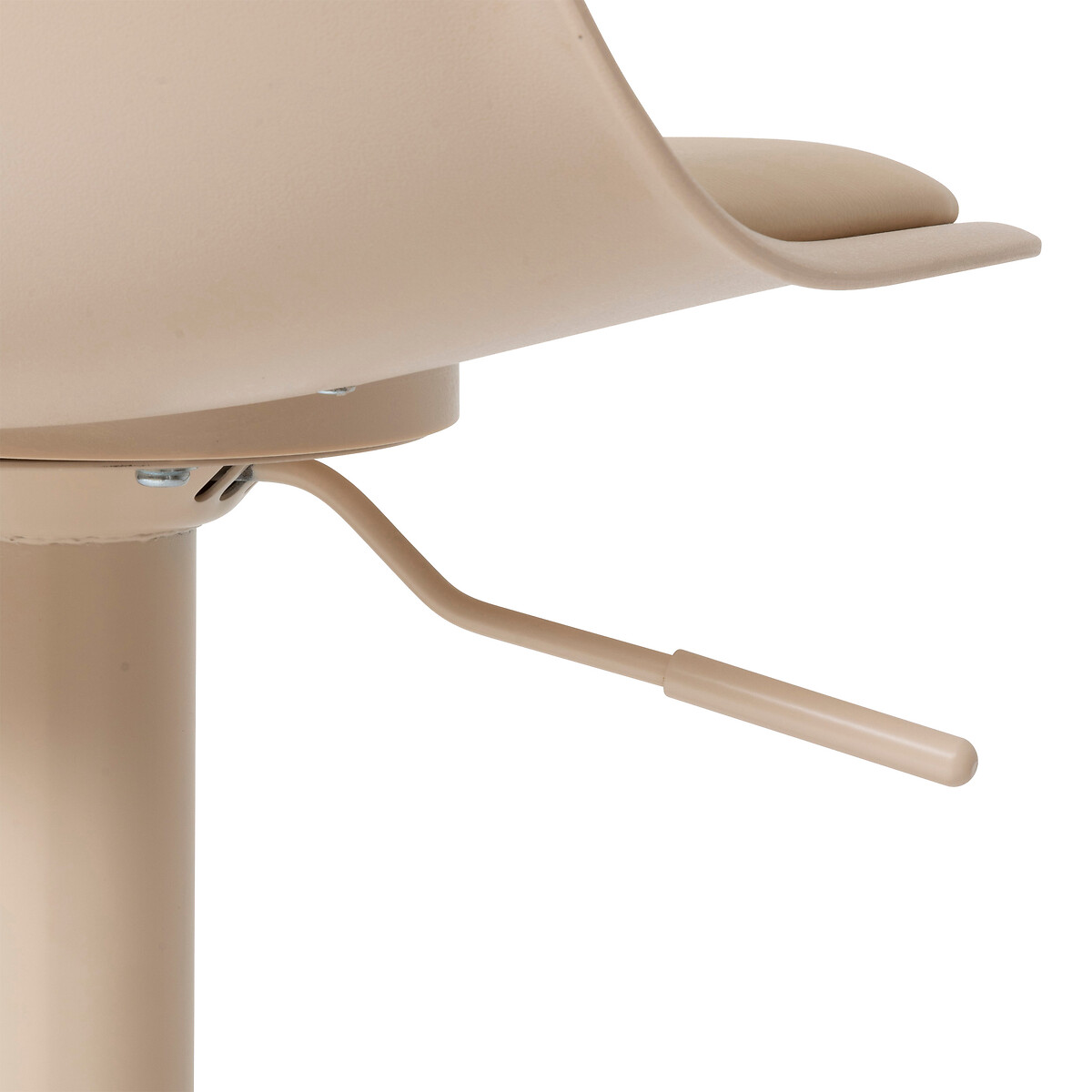 Taburete de bar regulable beige AIKO 