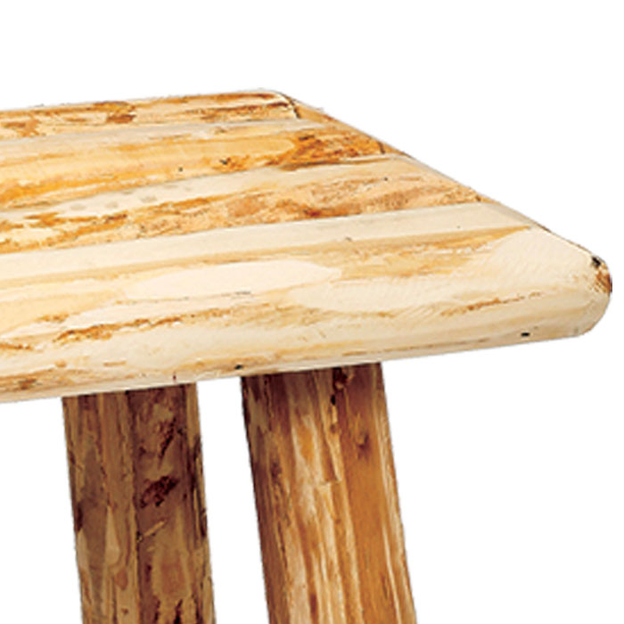 Taburete marrón de madera WOODY 