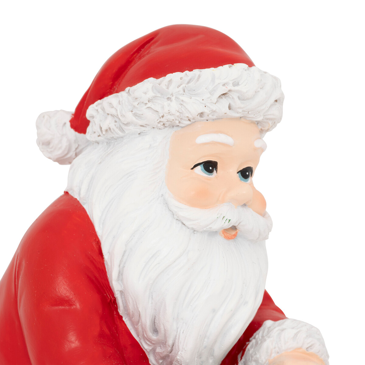 Figura de Papá Noel con regalo 15cm 
