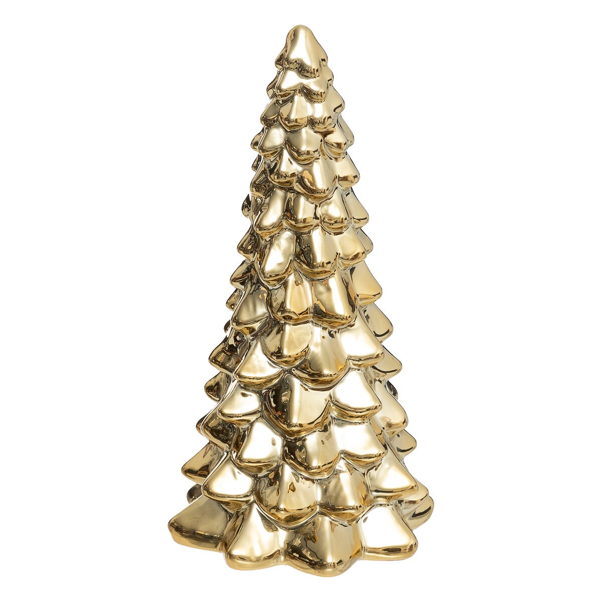 &Aacute;rbol decorativo dorado 22cm