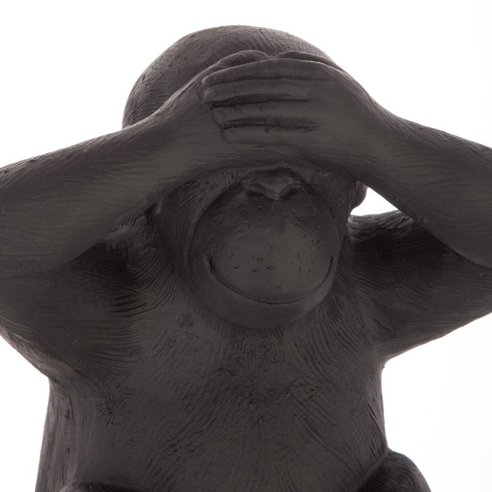 Estatua Mono Sabio Ciego 19.5x14x24Cm