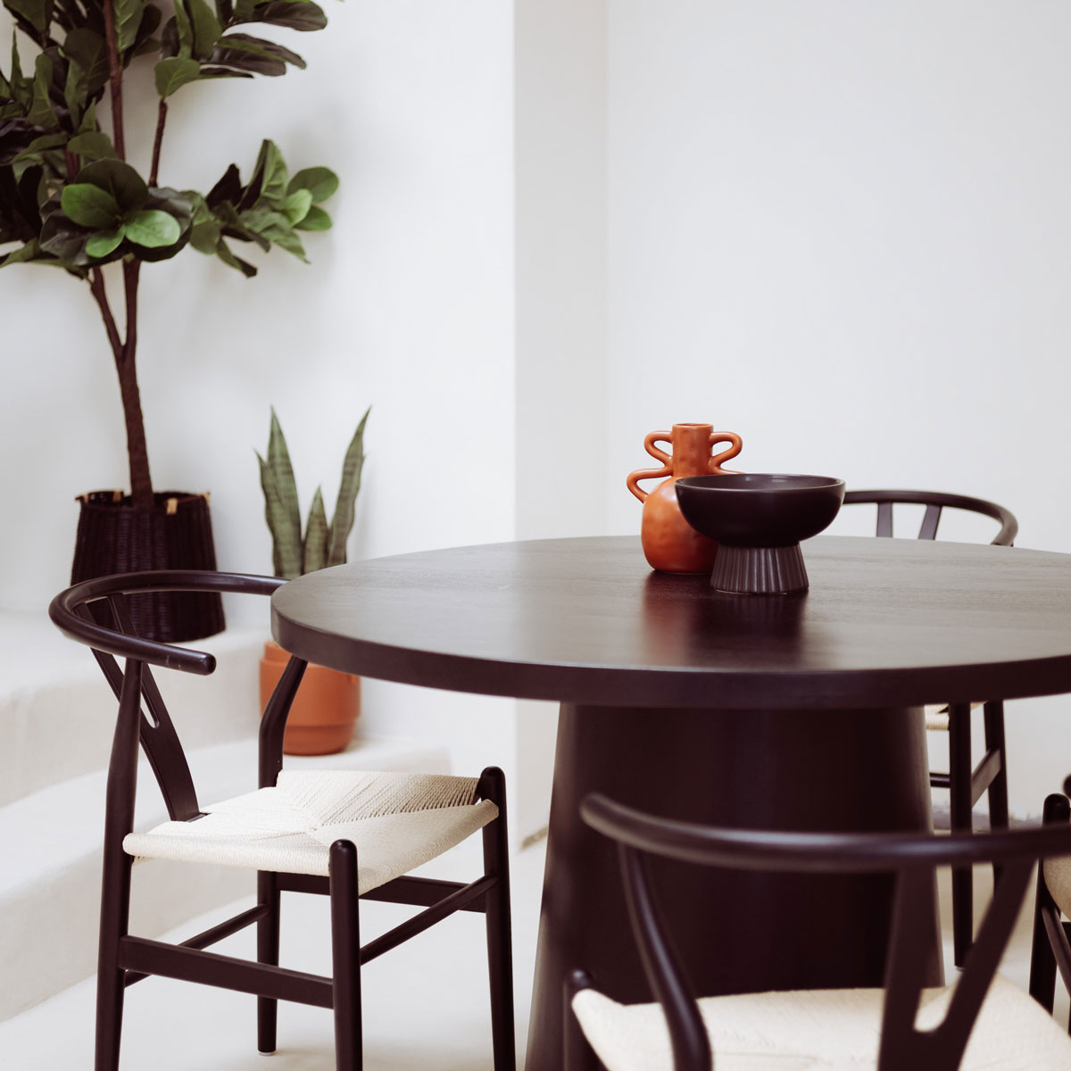 Ta&ccedil;a Olme Preta Em Cer&acirc;mica