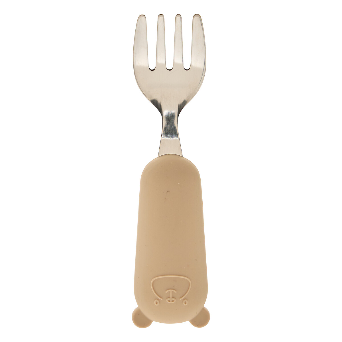 Set de cuchara y tenedor YUM beige
