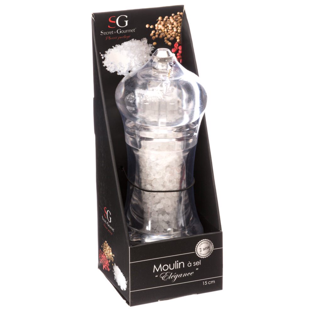 Molinillo De Sal Acrílico 15Cm
