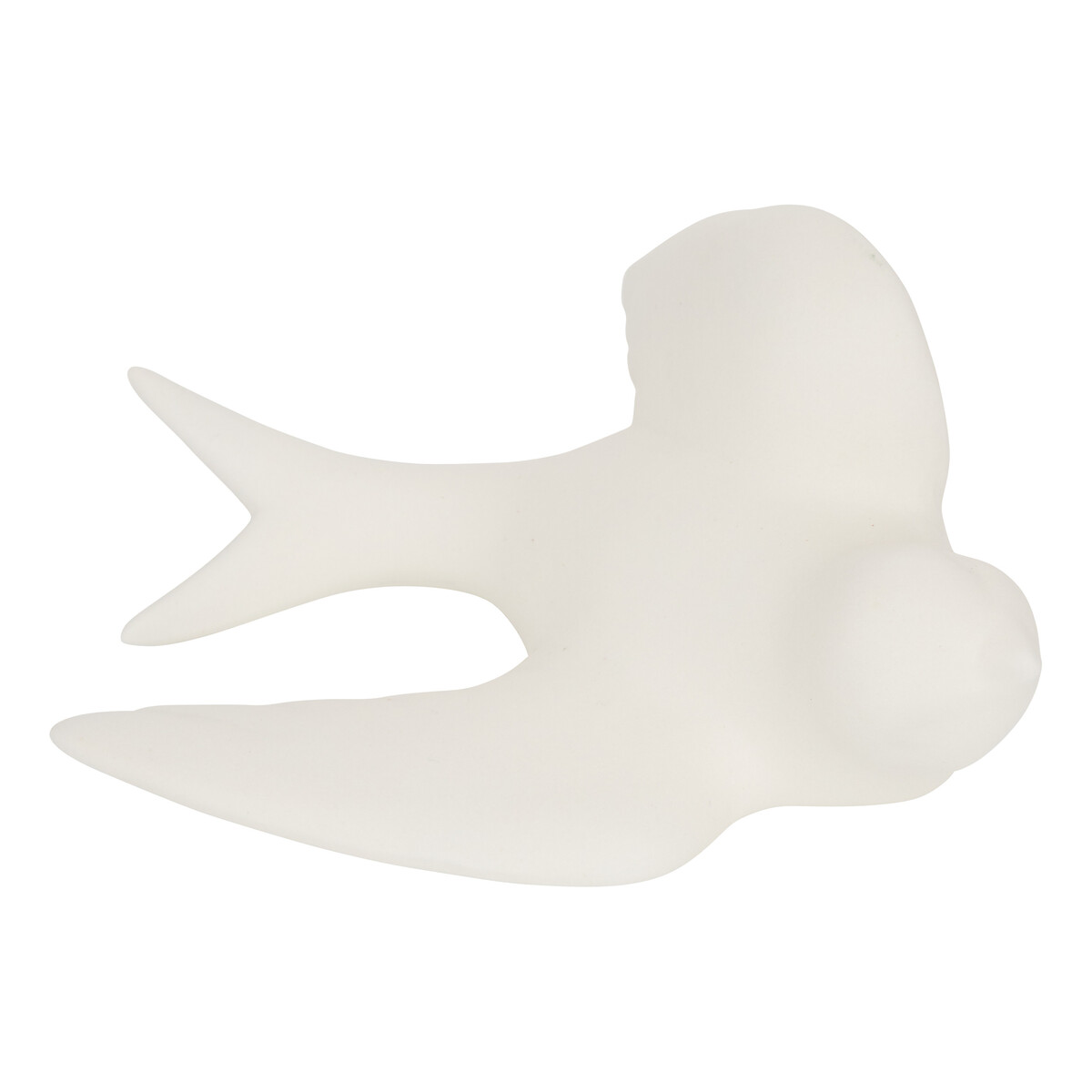 Figura decorativa 3 p&aacute;jaros blancos 15,5cm