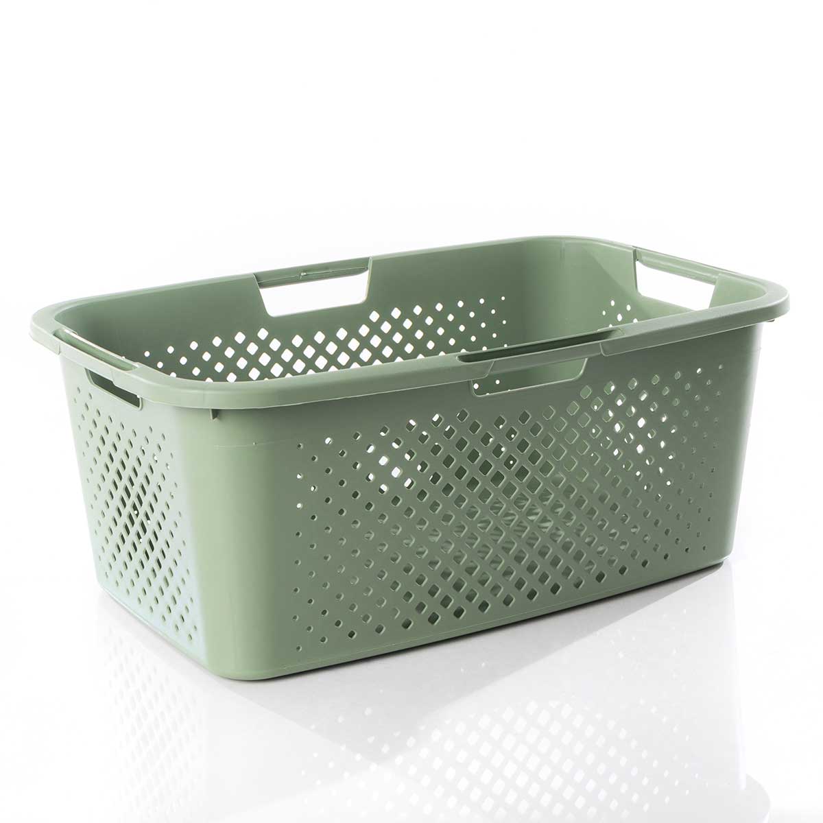 Cesto para ropa PIXEL verde 40l