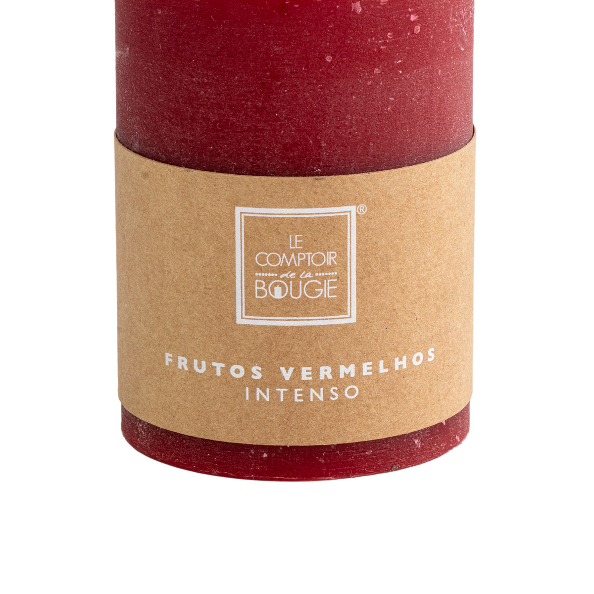 Vela Perfumada Pilar De Frutos Vermelhos 10cm