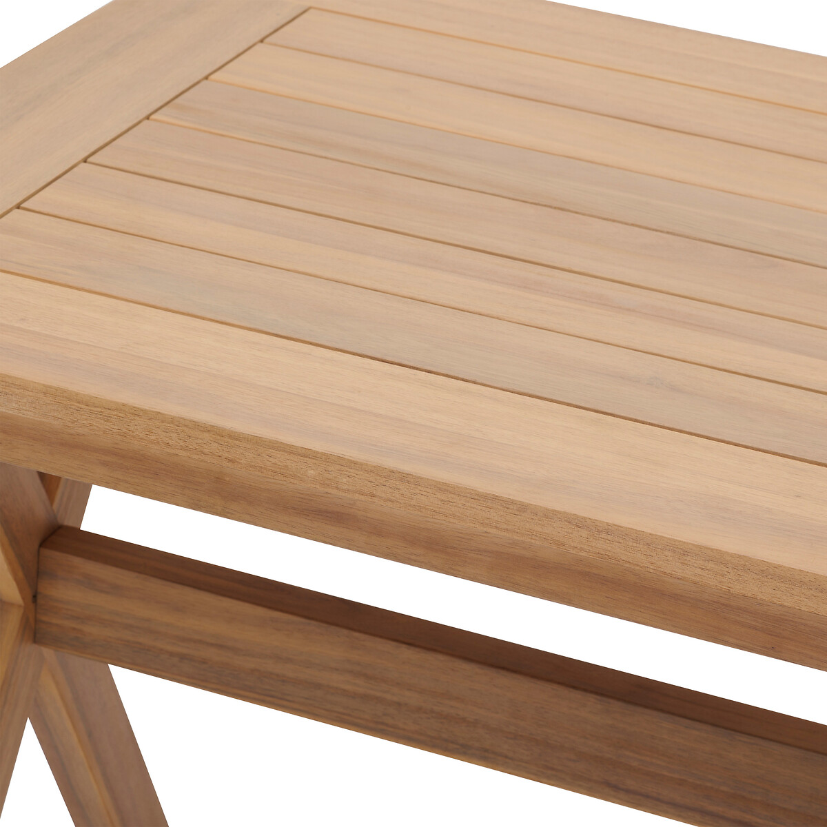 Mesa fija XENIA de madera de acacia