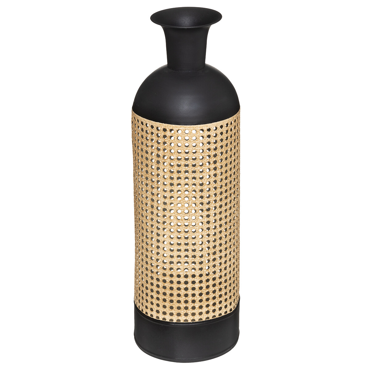 Jarr&oacute;n De Metal Negro Arbela 60.5Cm