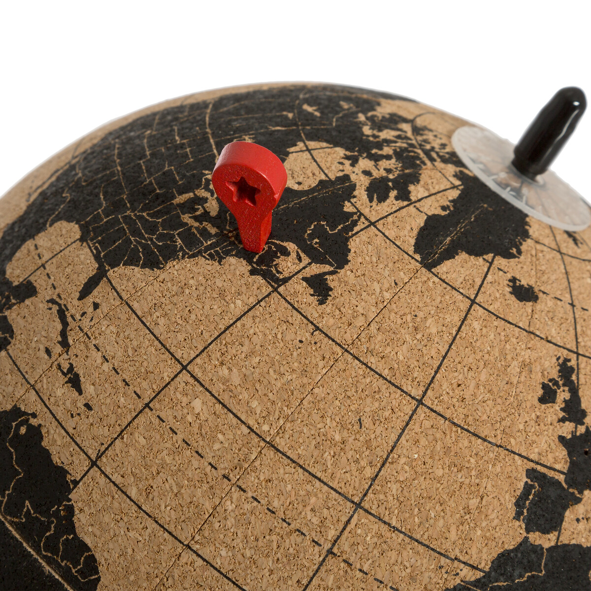 Globo Terráqueo De Corcho 15x20Cm