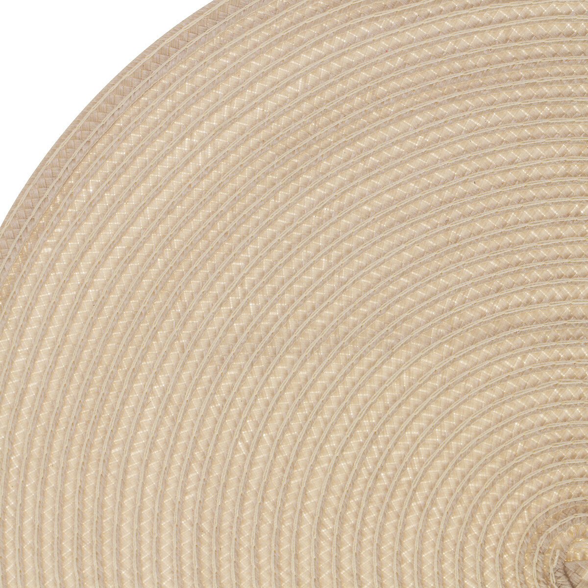 Mantel individual TEXALINES redondo beige 38cm