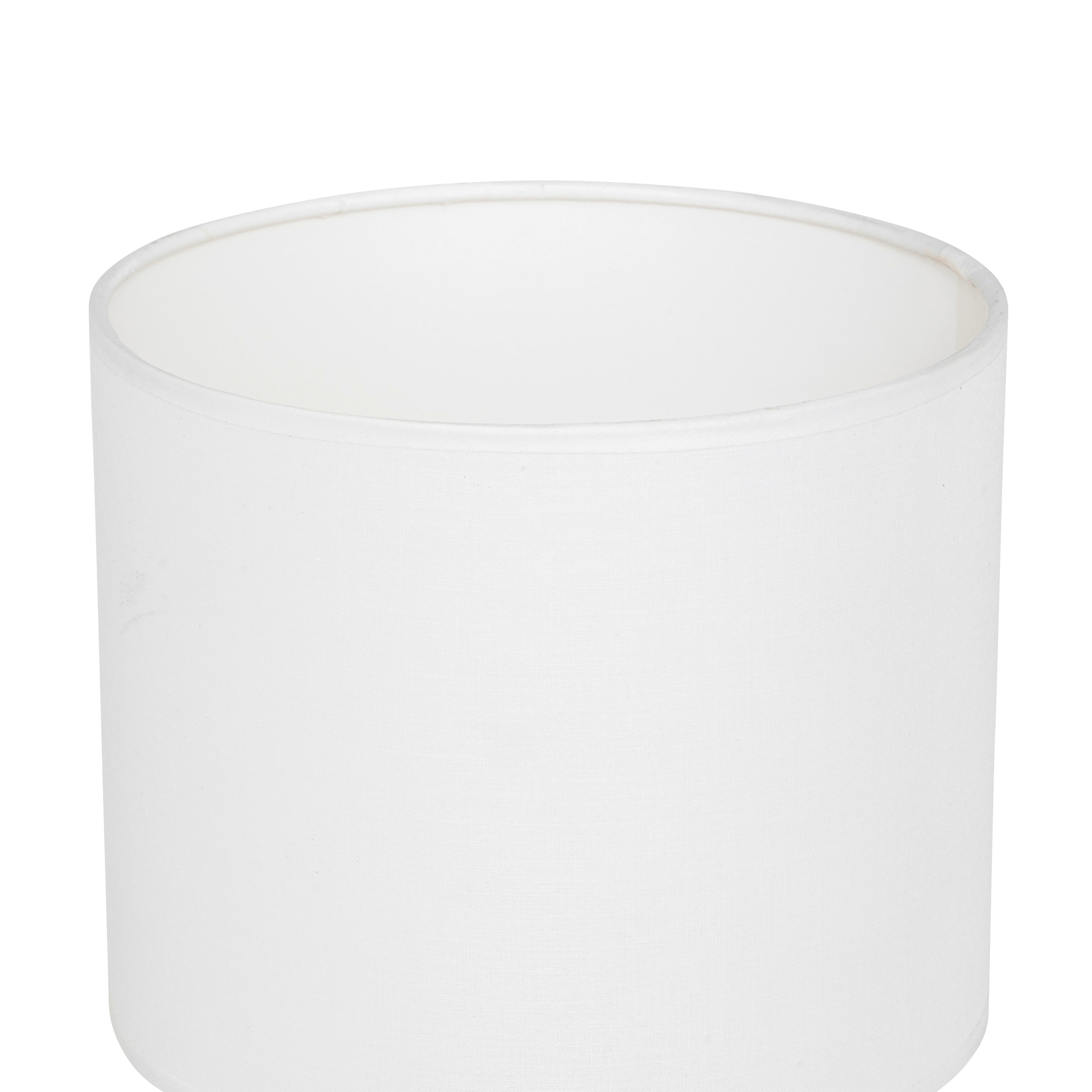 L&aacute;mpara de mesa de jacinto beige 37cm