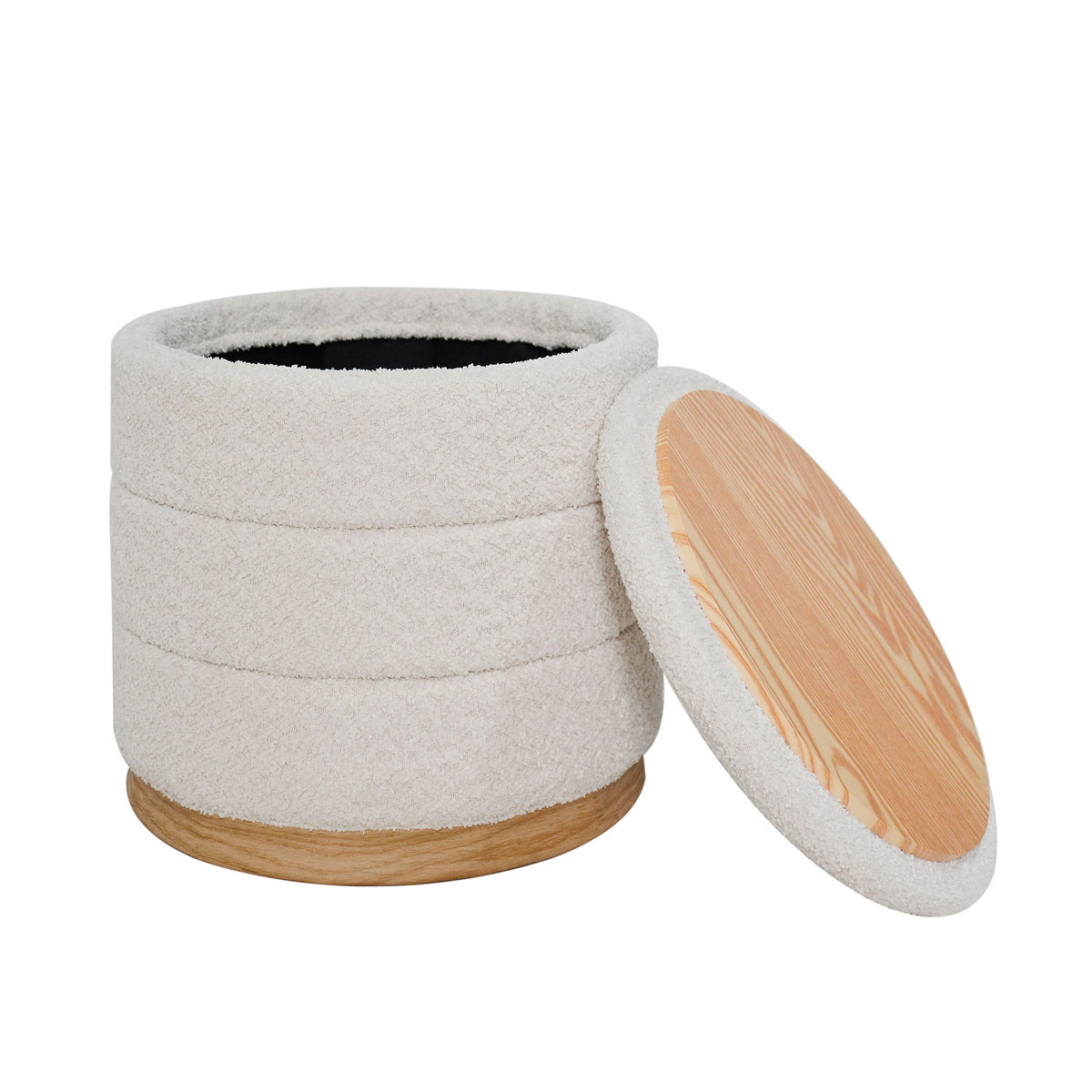 Puf/mesa BATH beige 37x39cm