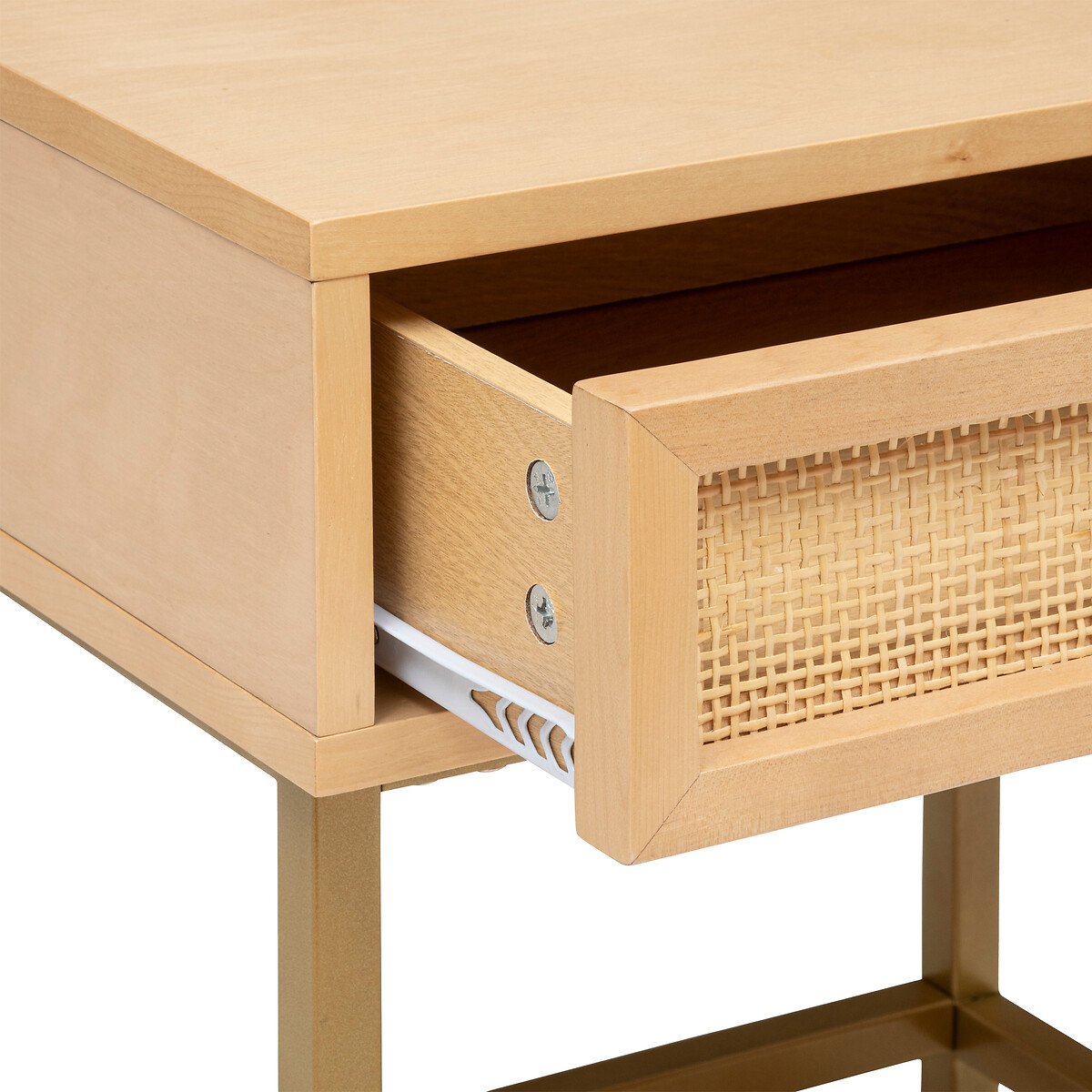 Mesa De Cabeceira Rayo Bege