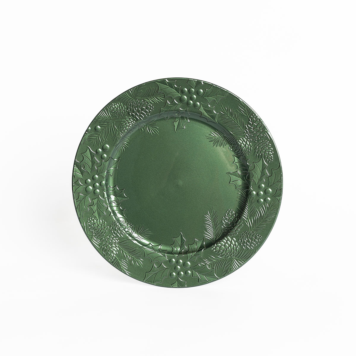 Bajoplato follaje verde 33cm