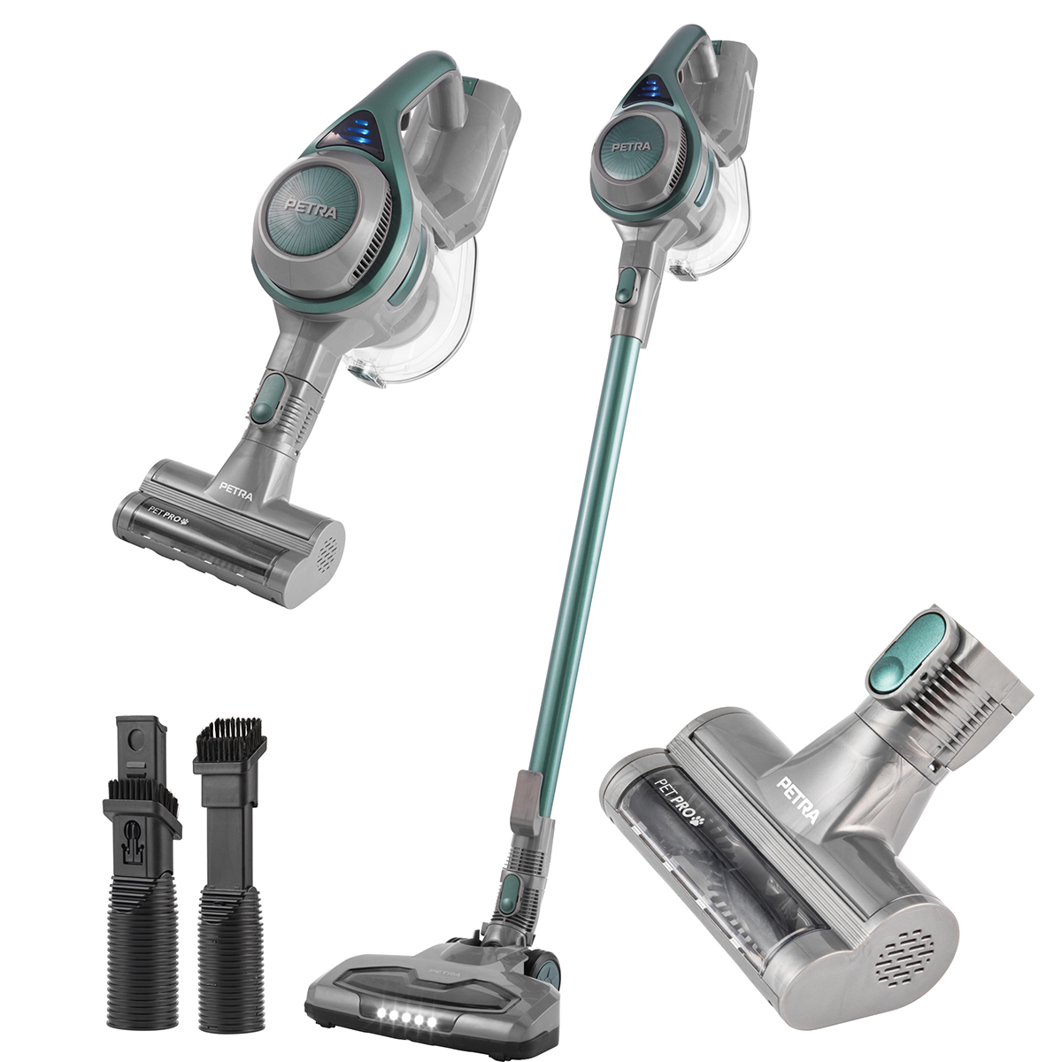 Aspirador Vertical Petra Sem Fio 22,2V