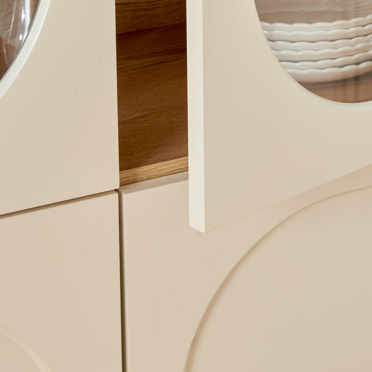 Vitrina BLOOMY marfil 180cm