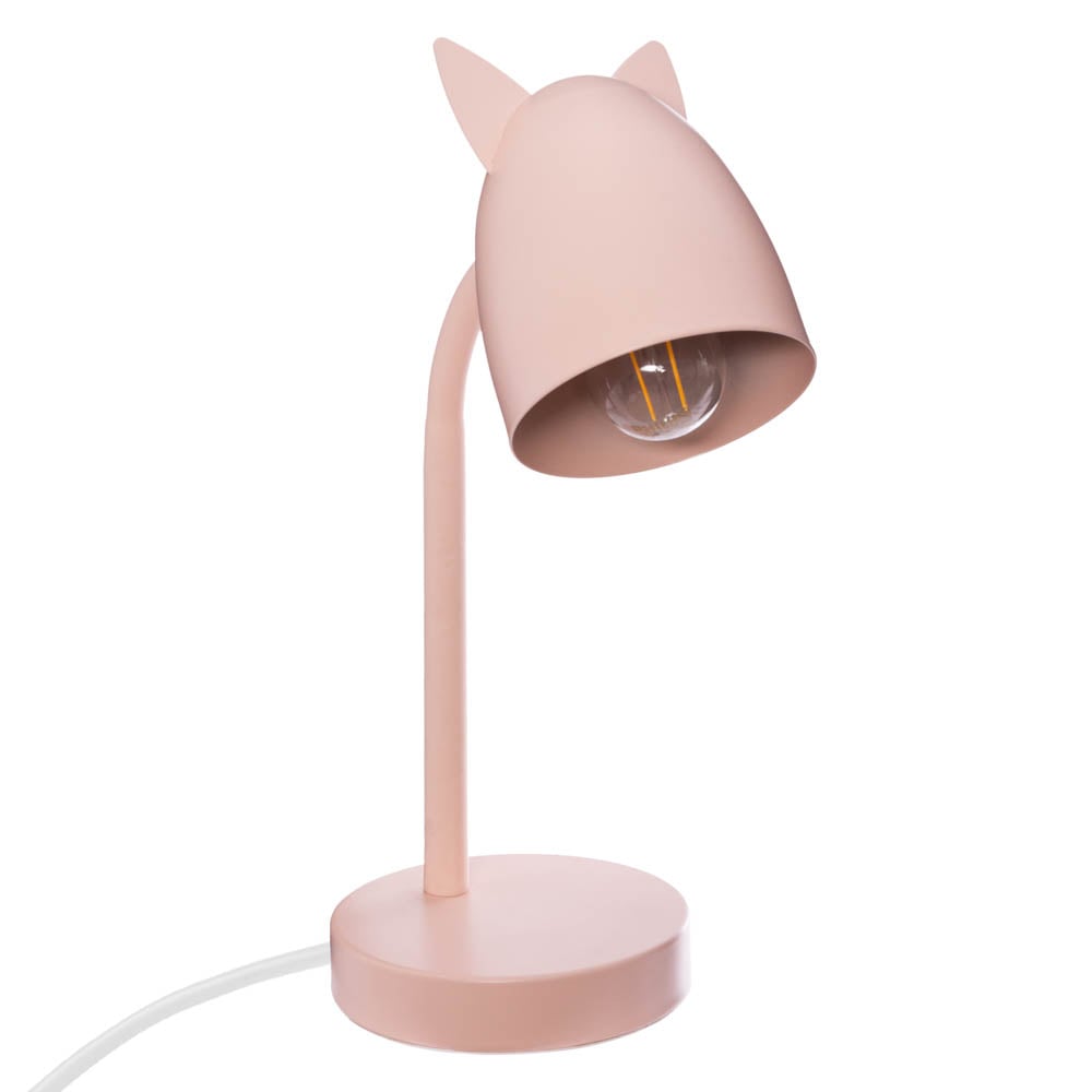 Candeeiro De Mesa Orelhas Rosa
