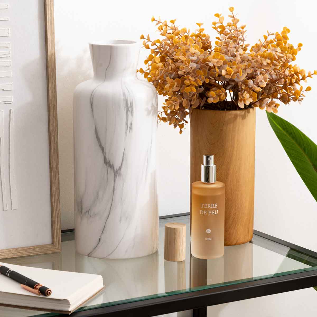 Jarr&oacute;n SOA efecto m&aacute;rmol de cer&aacute;mica 30cm