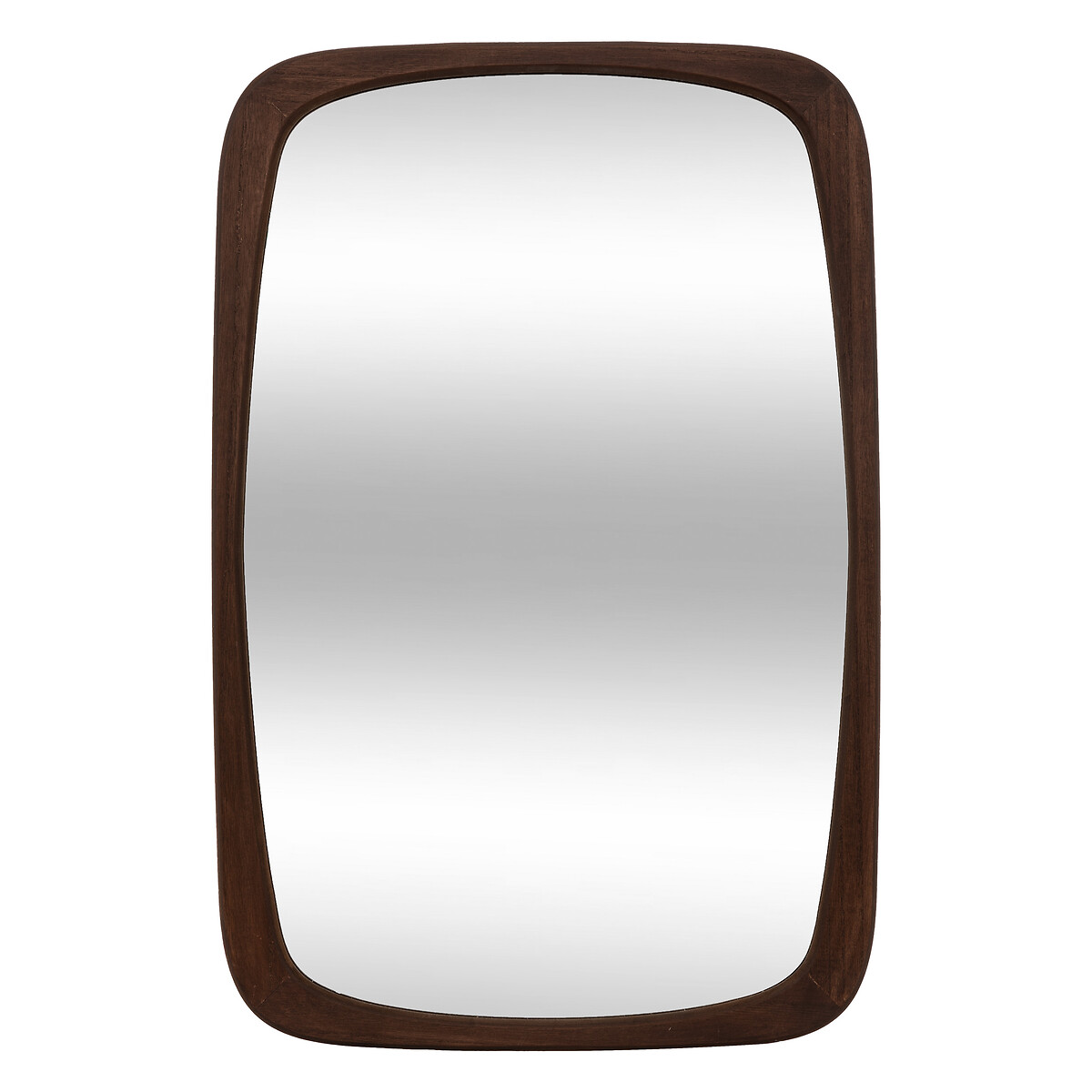 Espejo De Pared Keira Marr&oacute;n De Mdf 65cm