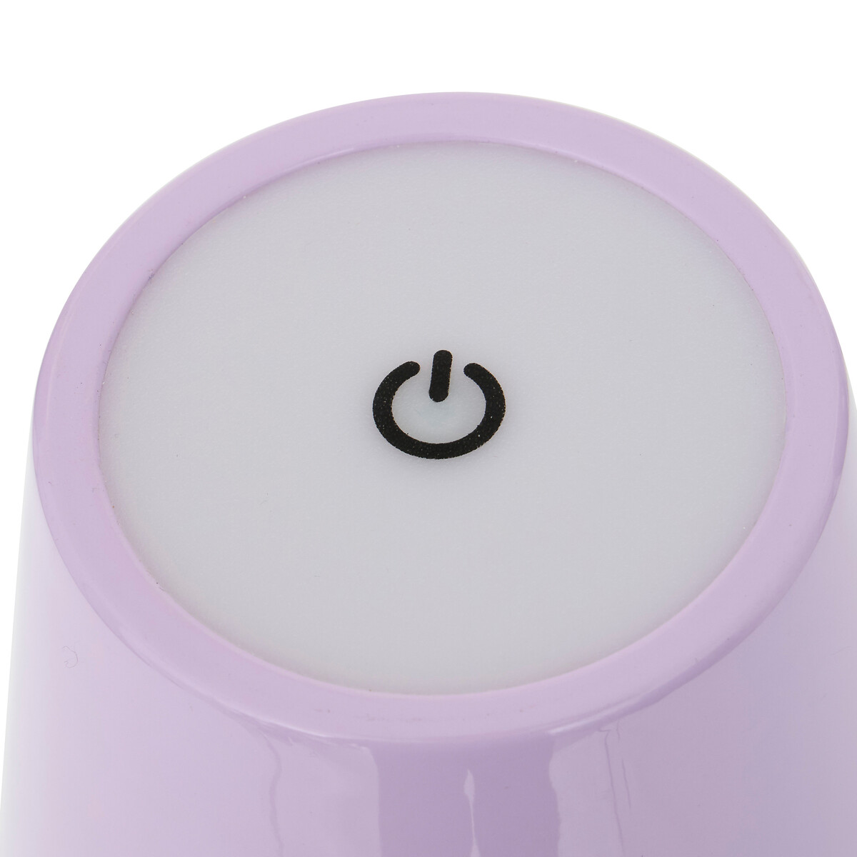 L&aacute;mpara de mesa CODY lila usb 36cm