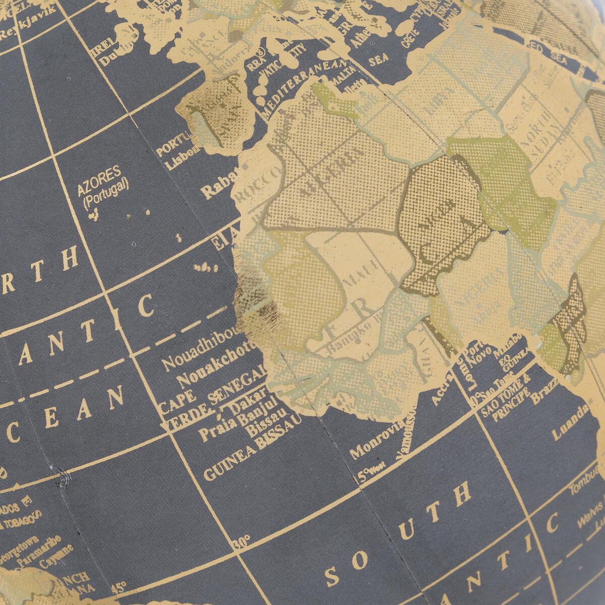 Globo decorativo AFONSO de madera de mango 24cm