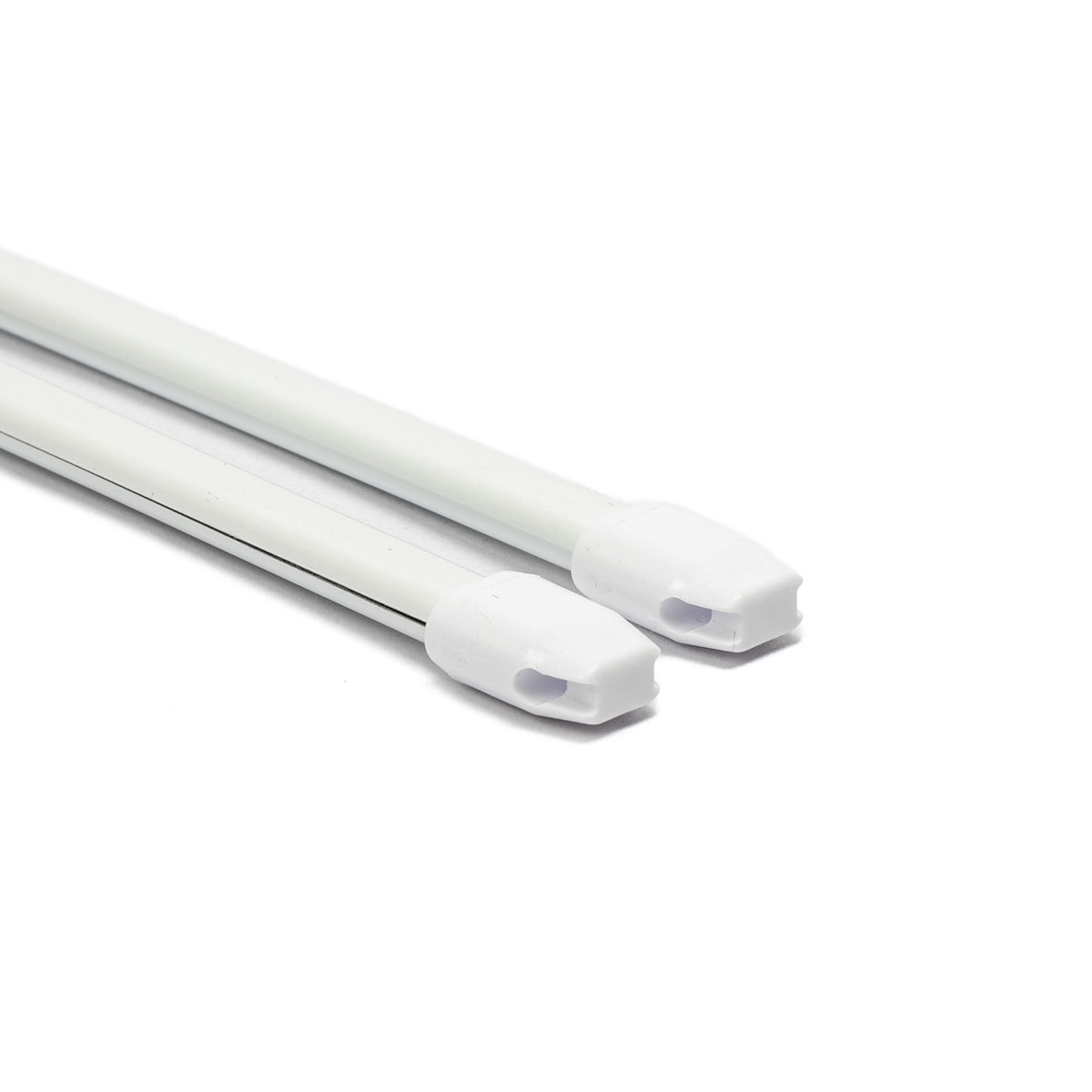 Varão Extensível Oval Branco 110-140cm