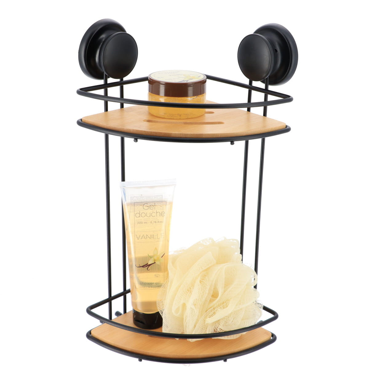 Estante Esquina C/2 Niveles Y Ventosas