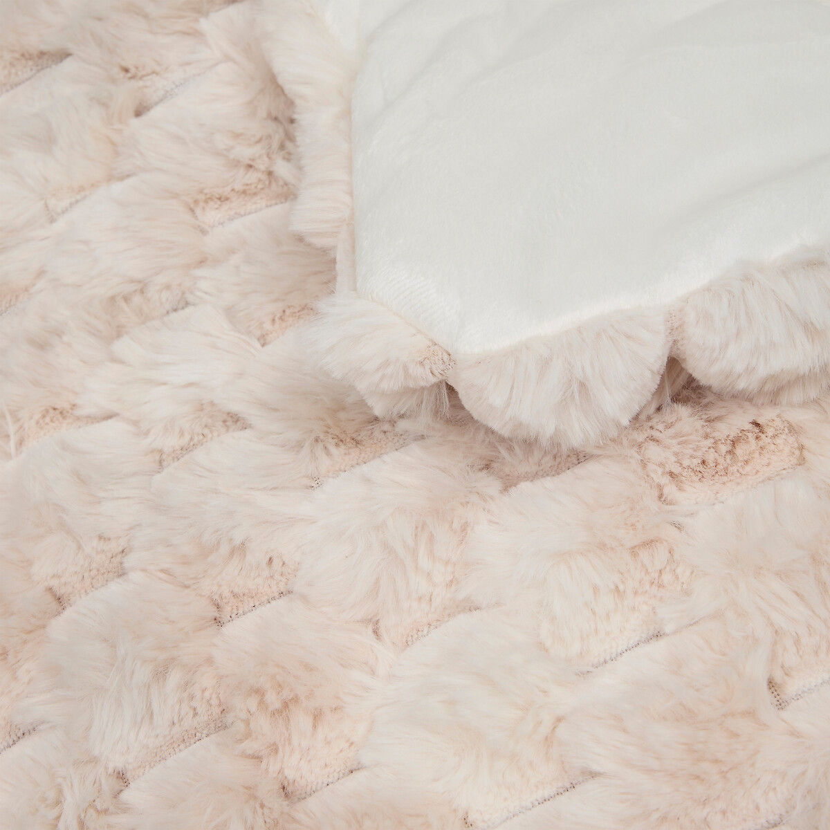 Manta ADRIEL beige pelo 80x180cm