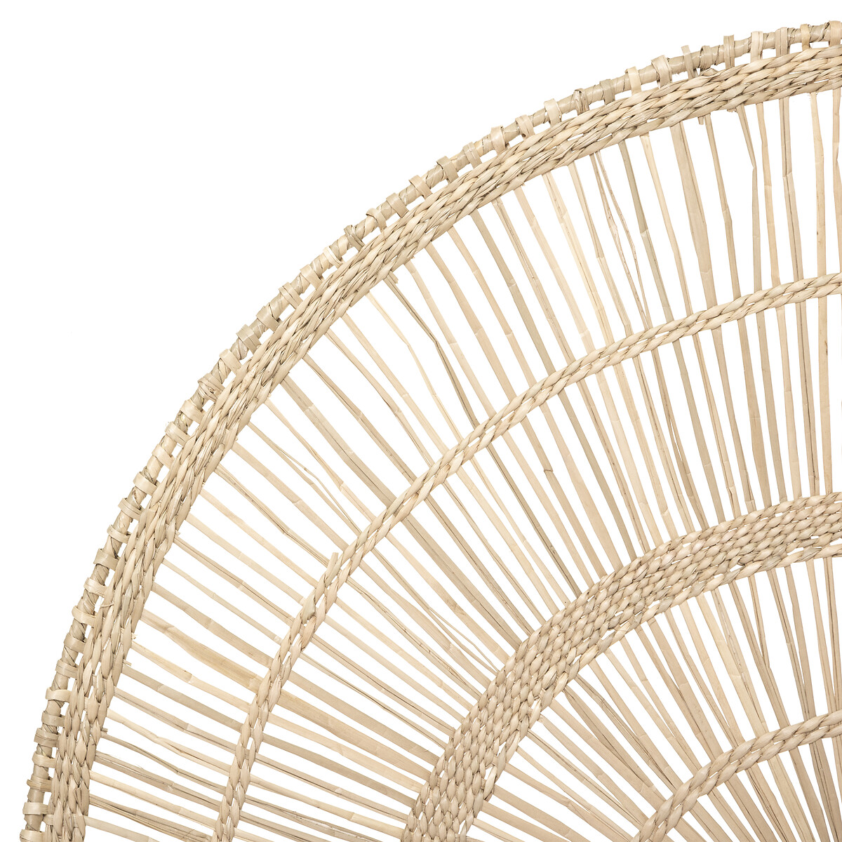 Abanico Decorativo Beige 60x35Cm