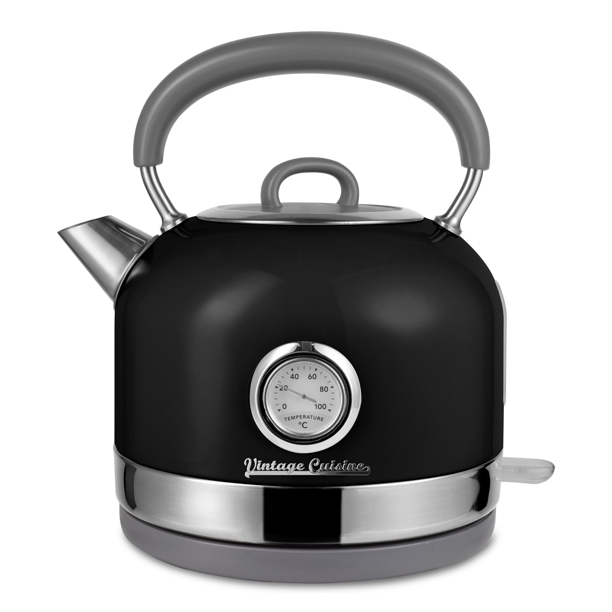 Chaleira El&eacute;trica Vintage Cuisine Preta 2200W