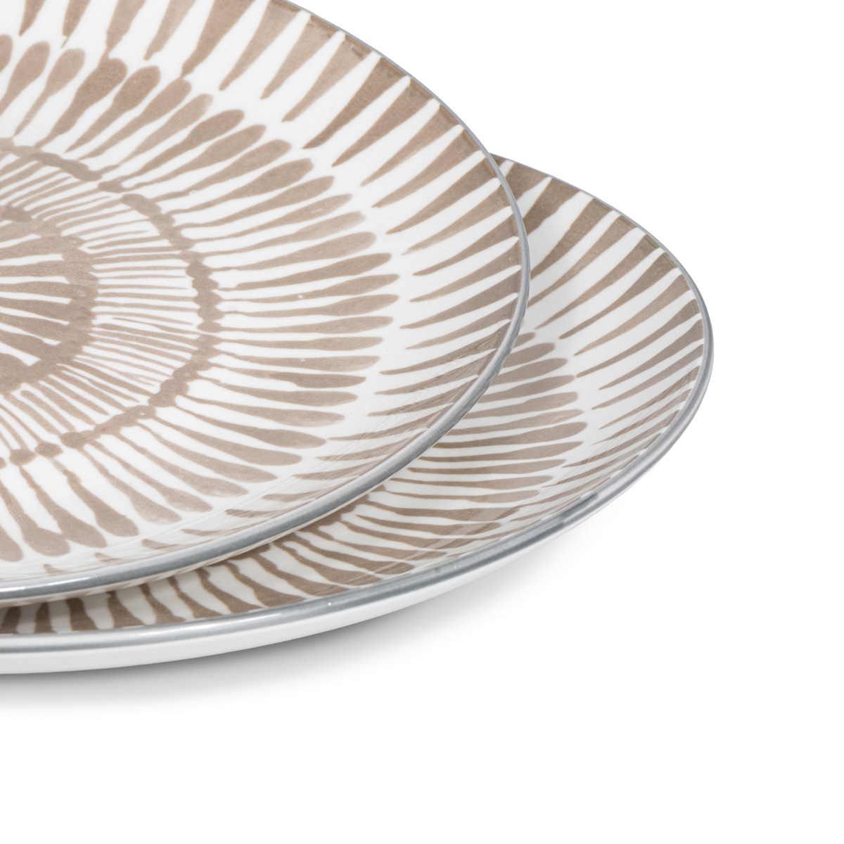 Plato Llano Alive Gris 26.5cm 
