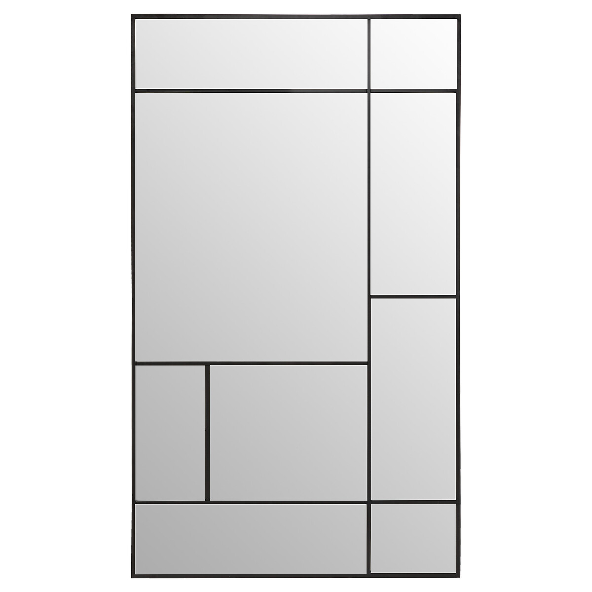 Espejo de pared vidrio/metal 97x2.5x167