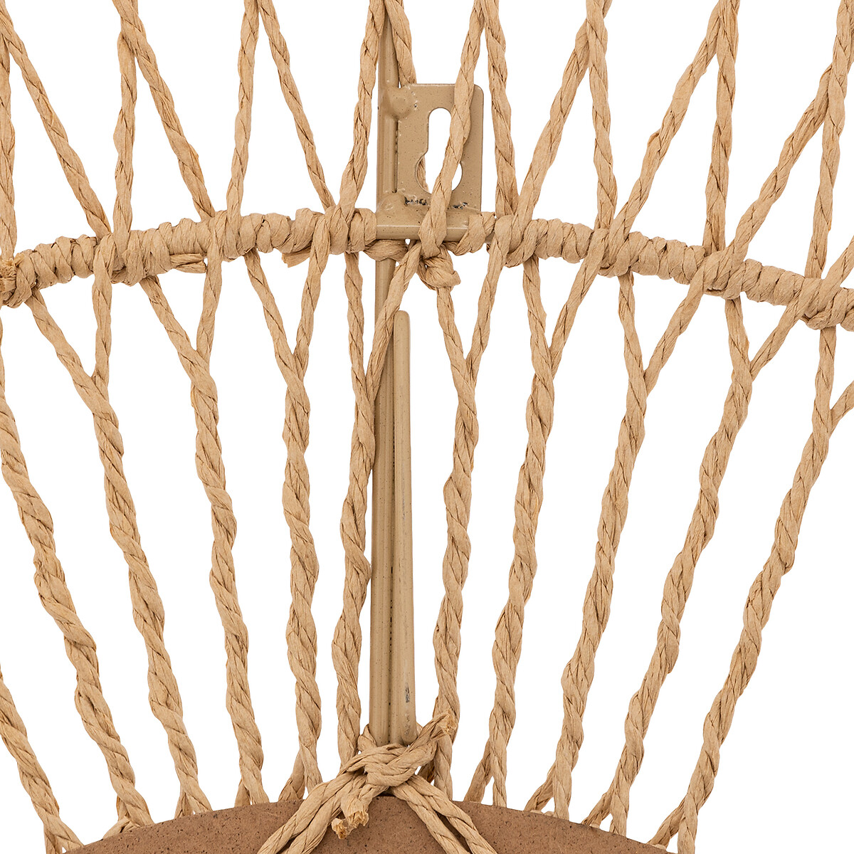 Espejo De Pared Millie De Cuerda Beige 75cm