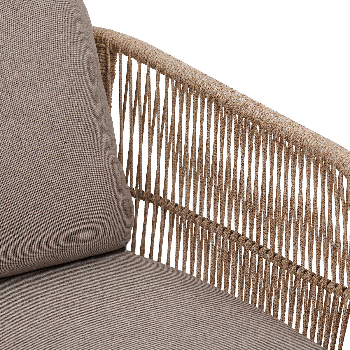 Sof&aacute; Deona Madeira Ac&aacute;cia Taupe 2 Lugares