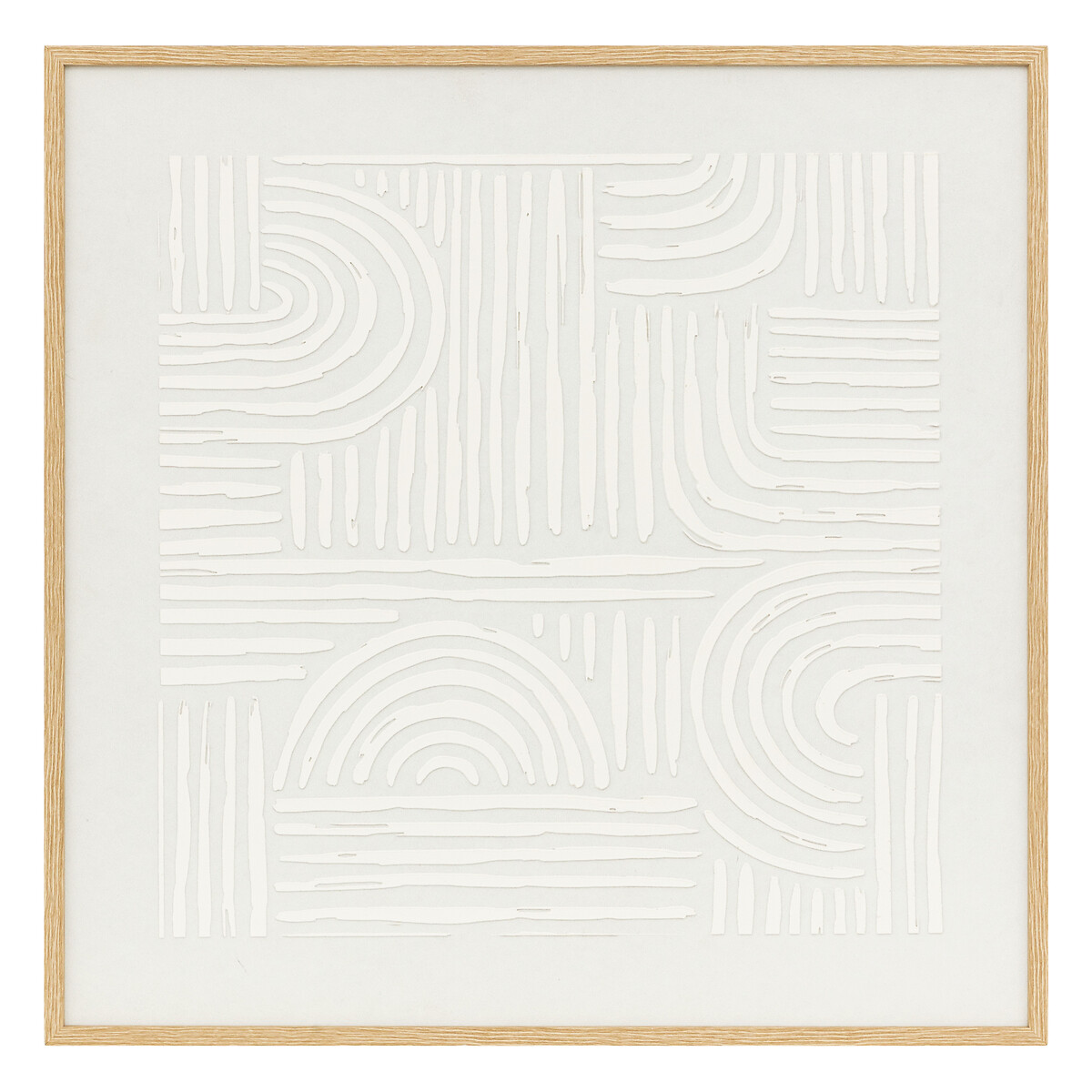 Cuadro decorativo KAYA blanco 60x60cm