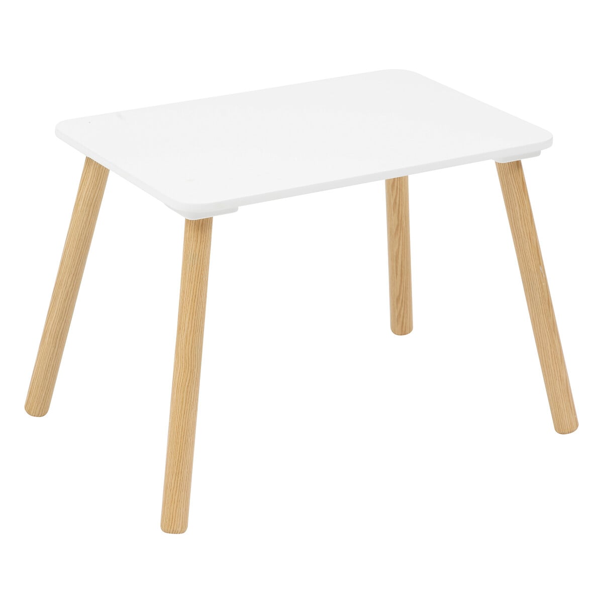 Mesa con 2 sillas blancas