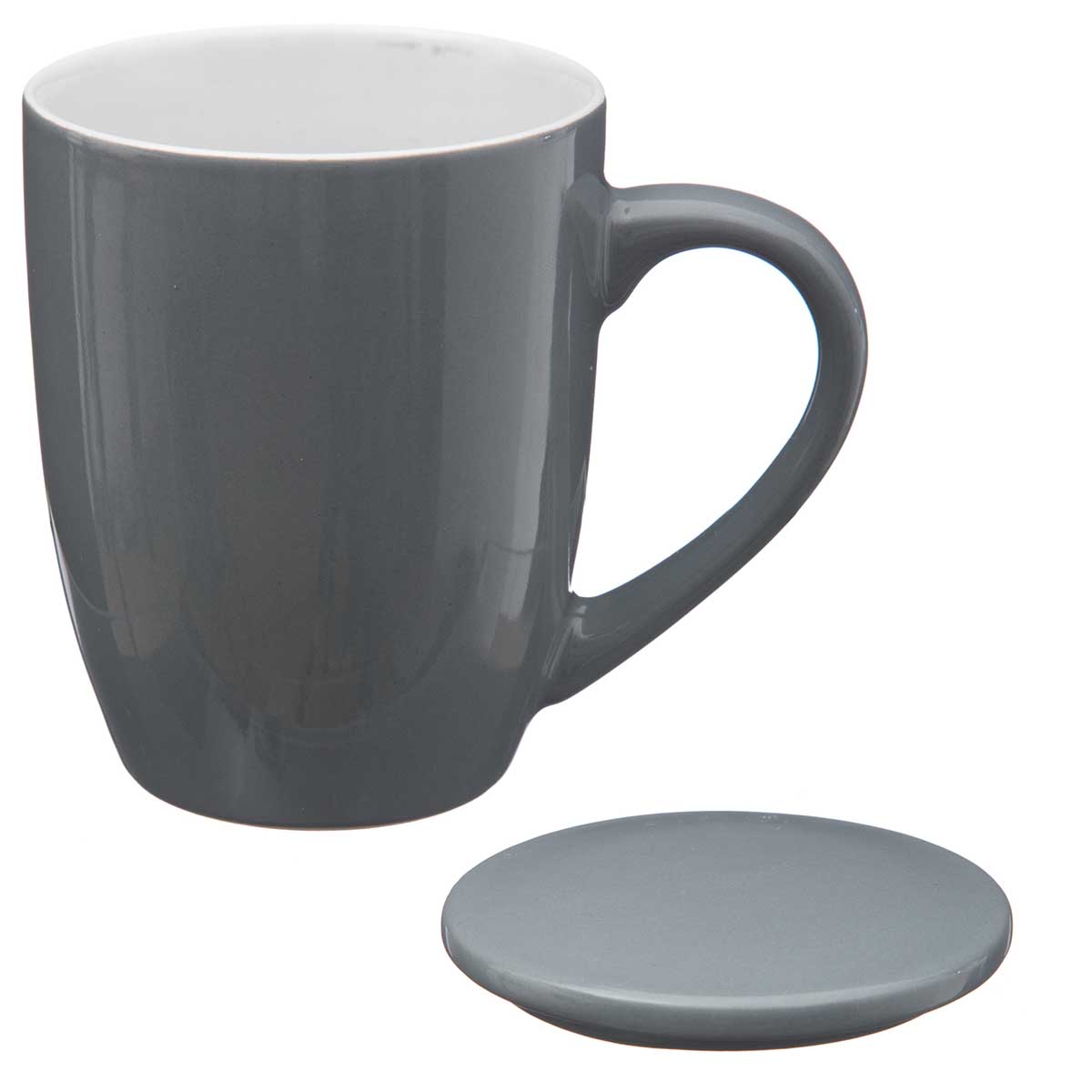 Taza De Cer&aacute;mica Gris + Filtro 32Cl